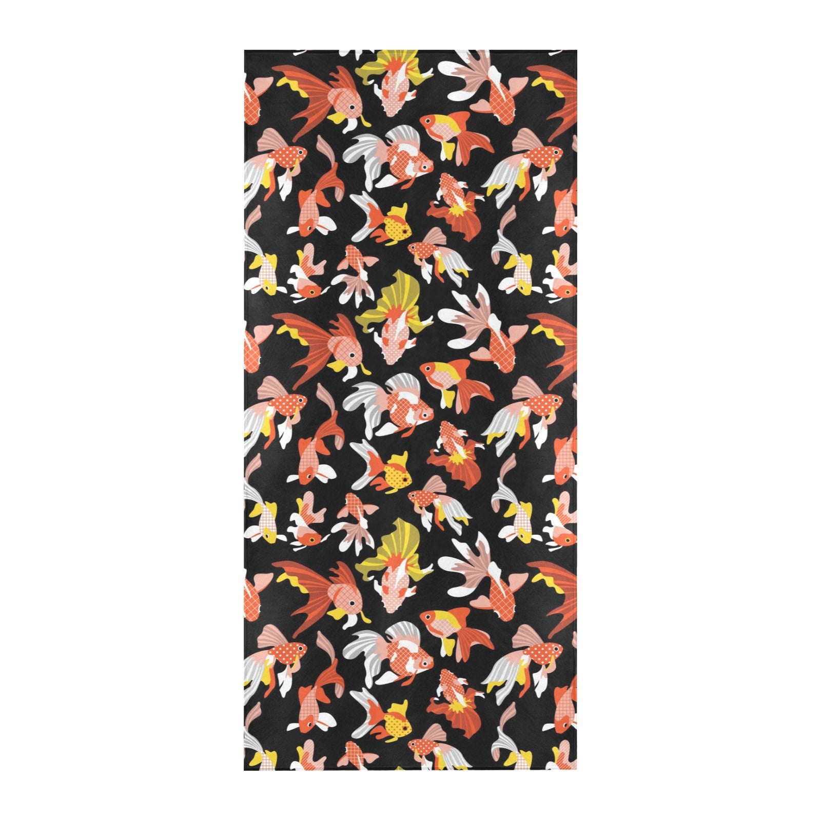 Goldfish Print Design LKS401 Beach Towel 32" x 71"