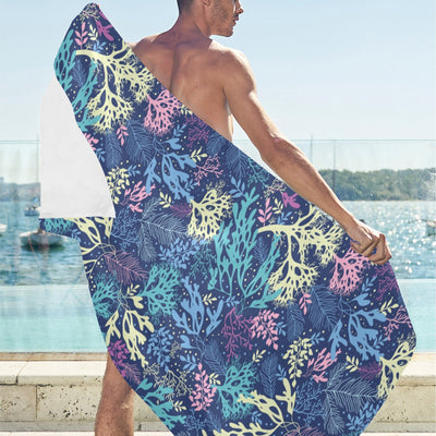 Seaweed Print Design LKS301 Beach Towel 32" x 71"