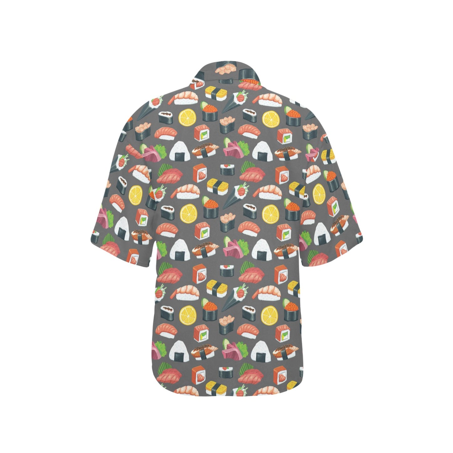 Sushi Pattern Print Women's Hawaiian Shirt