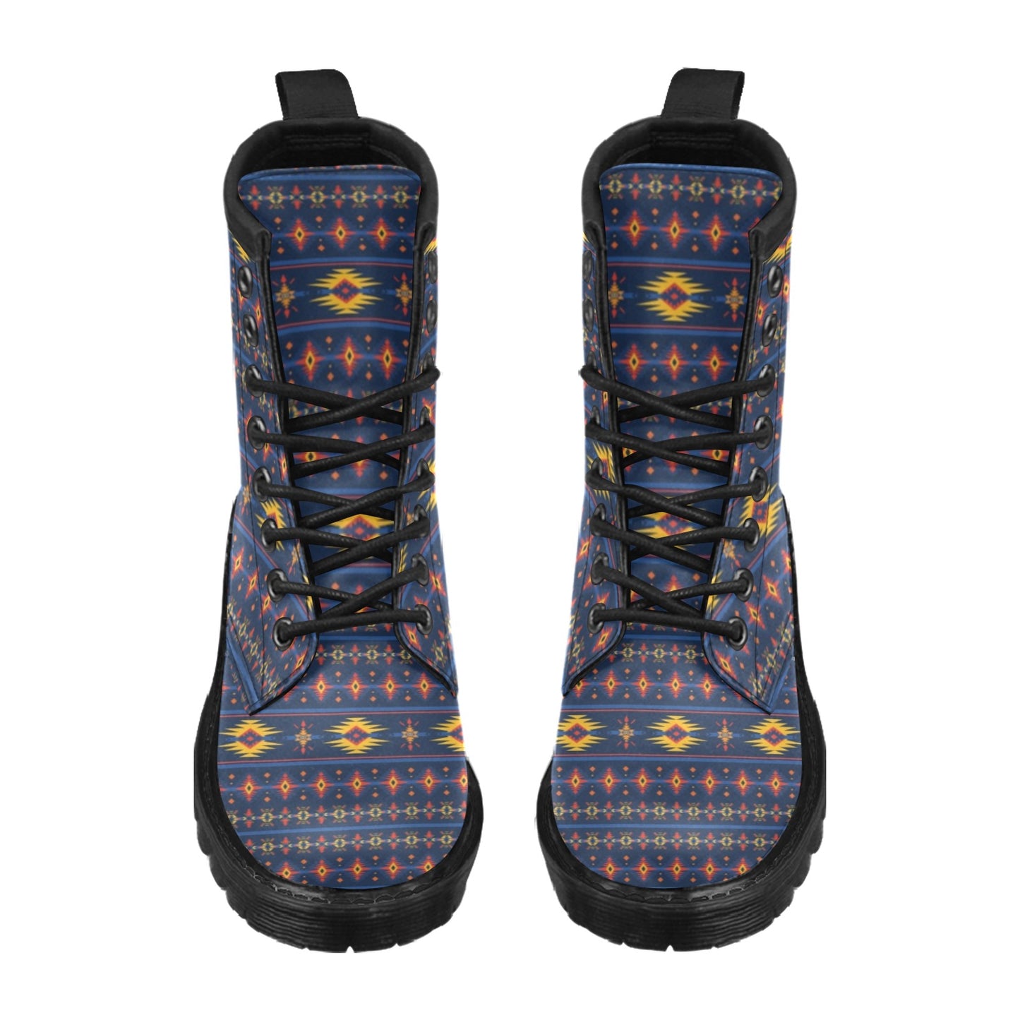 Southwest Pattern Print Design LKS306 Women's Boots