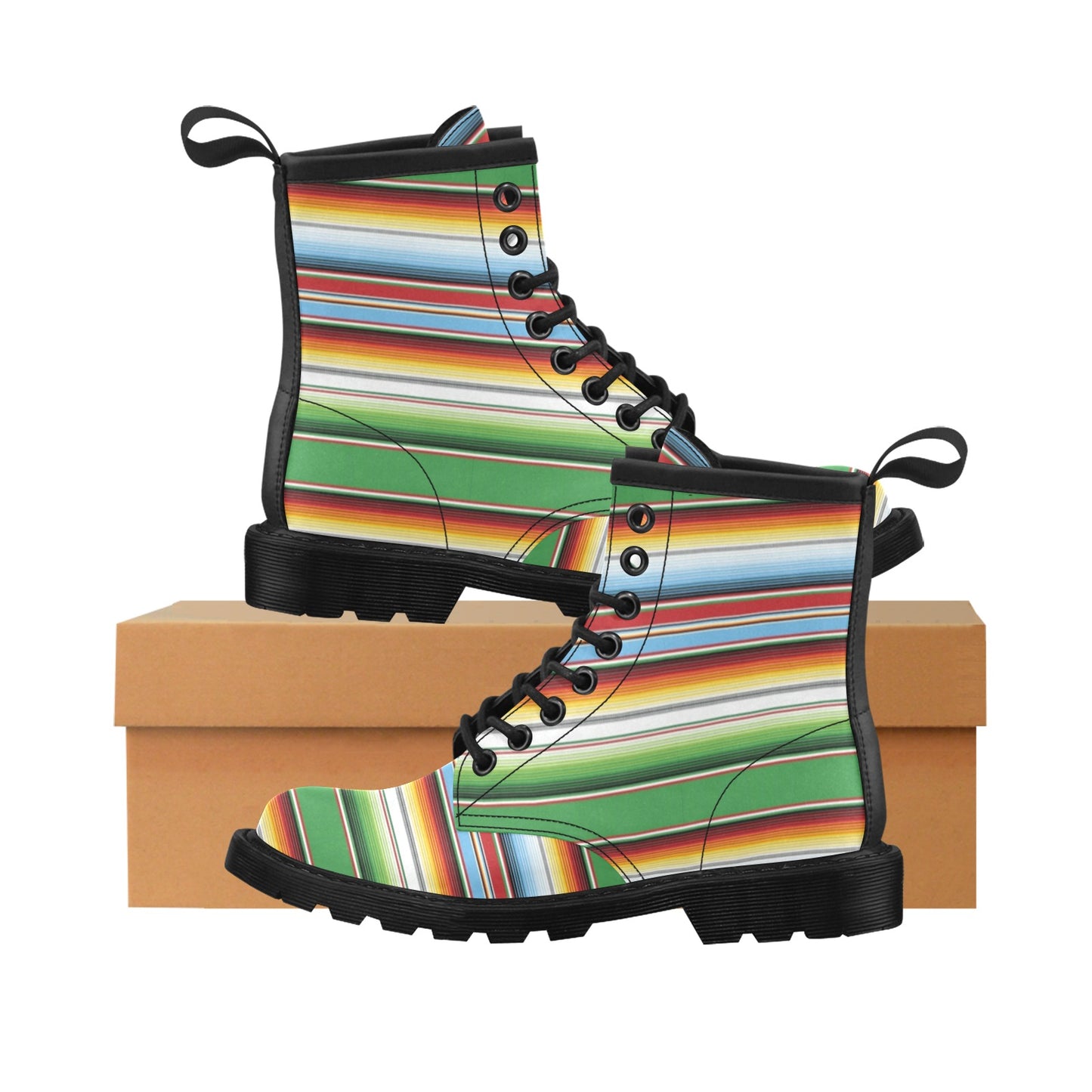 Serape Print Design LKS302 Women's Boots