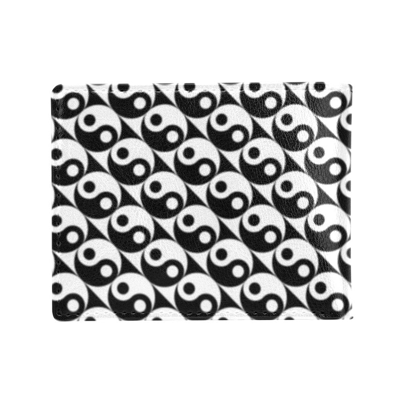 Yin Yang Print Design LKS304 Men's ID Card Wallet