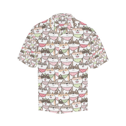 Shiba Inu Print Design LKS305 Men's Hawaiian Shirt