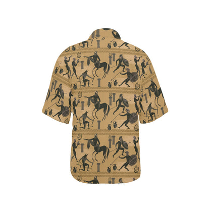 Ancient Greek Statue Print Design LKS304 Women's Hawaiian Shirt