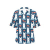 Alpaca Love Pattern Print Design 05 Women's Hawaiian Shirt