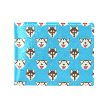 Siberian Huskies Print Design LKS306 Men's ID Card Wallet