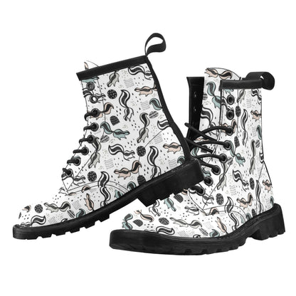 Skunk Print Design LKS303 Women's Boots