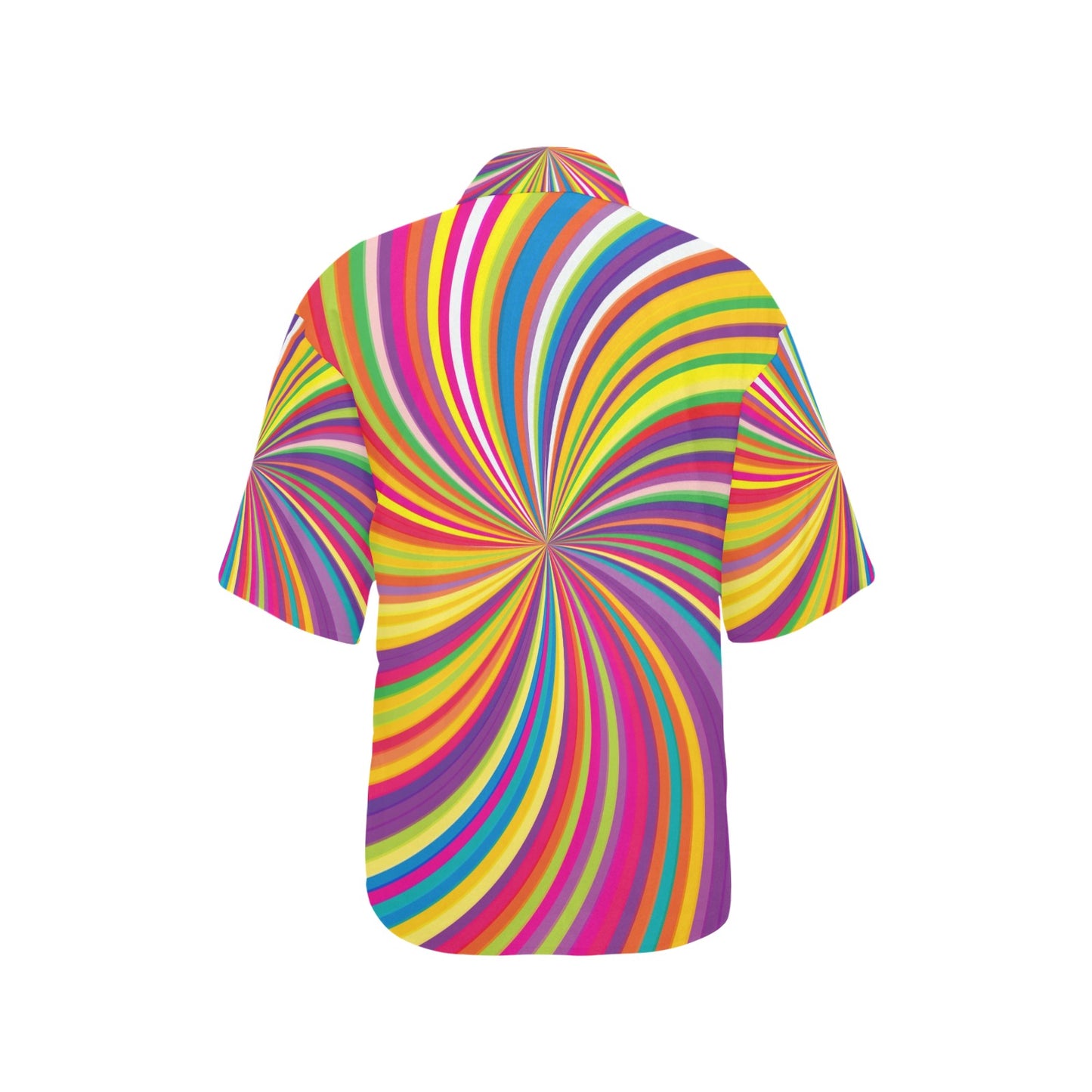 Vortex Print Design LKS301 Women's Hawaiian Shirt