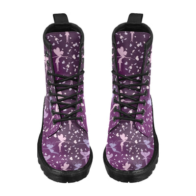 Fairy Pink Print Pattern Women's Boots