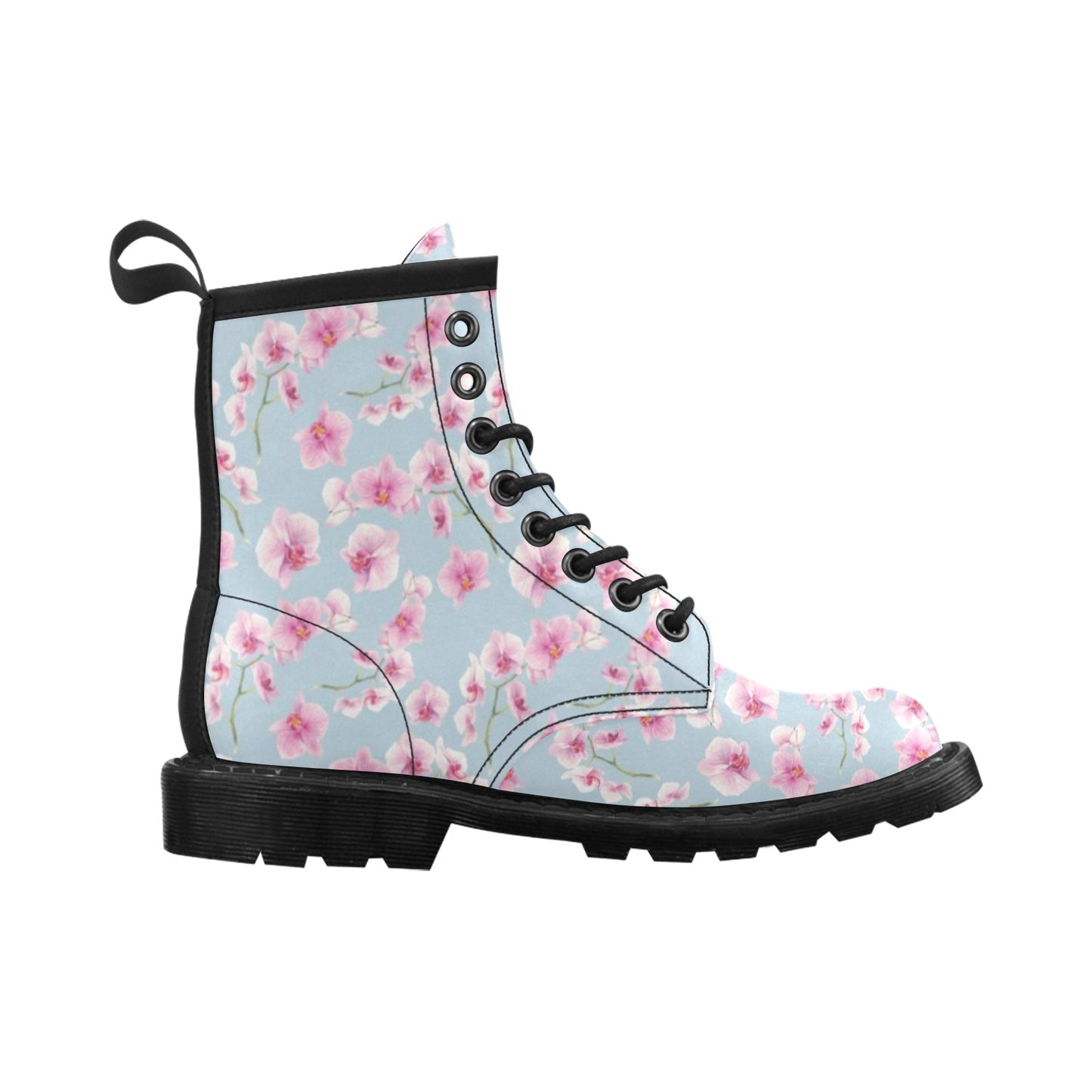 Orchid Pink Pattern Print Design OR01 Women's Boots
