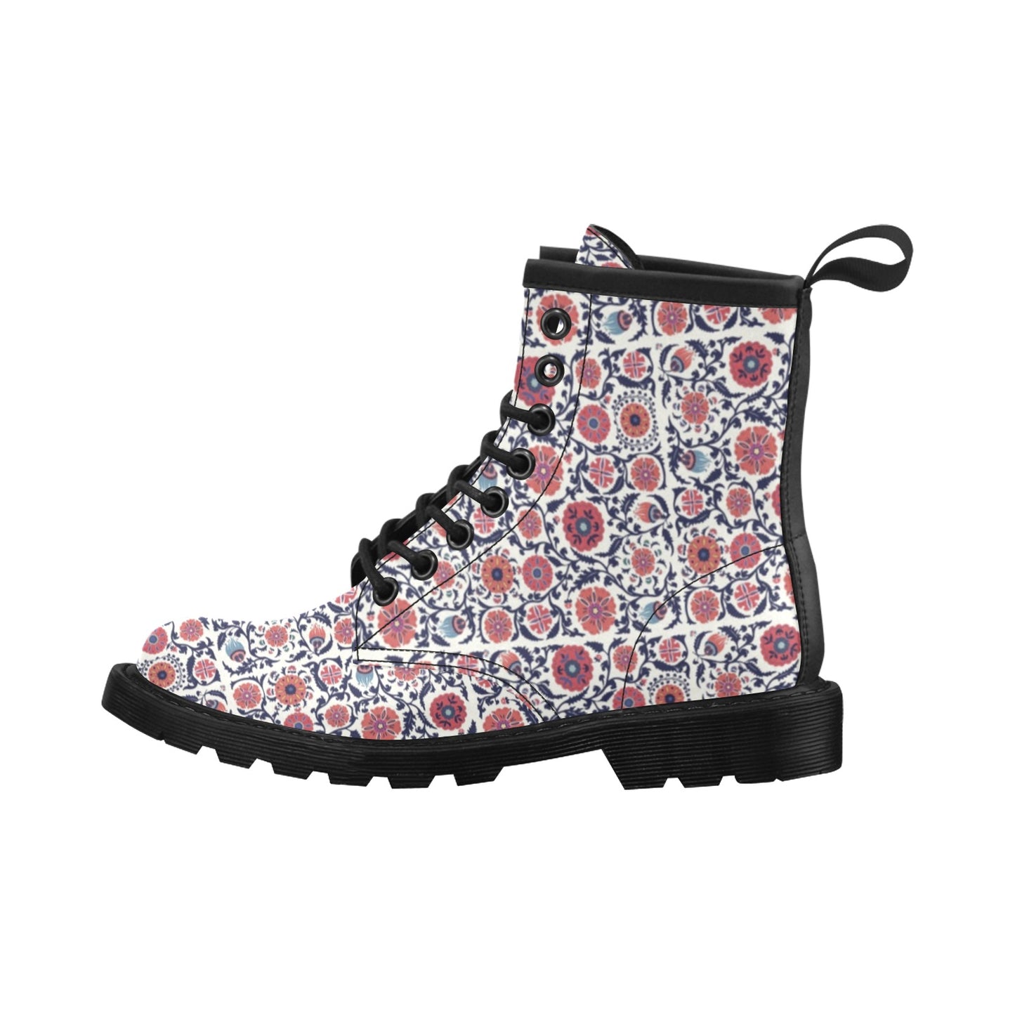 Suzani Print Design LKS304 Women's Boots