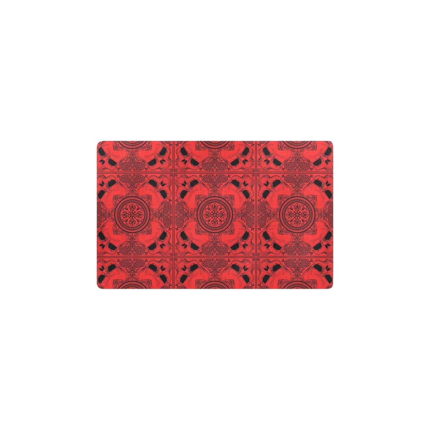 Bandana Red Print Design LKS304 Kitchen Mat
