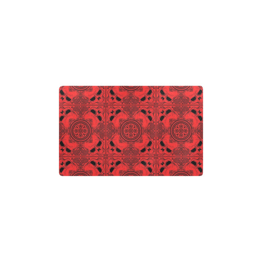 Bandana Red Print Design LKS304 Kitchen Mat