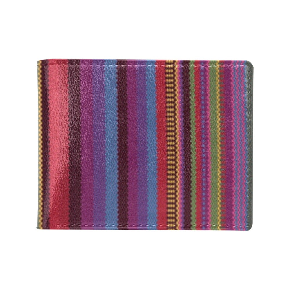 Serape Stripe Print Men's ID Card Wallet