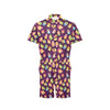 Cupcake Pattern Print Design 05 Men's Romper