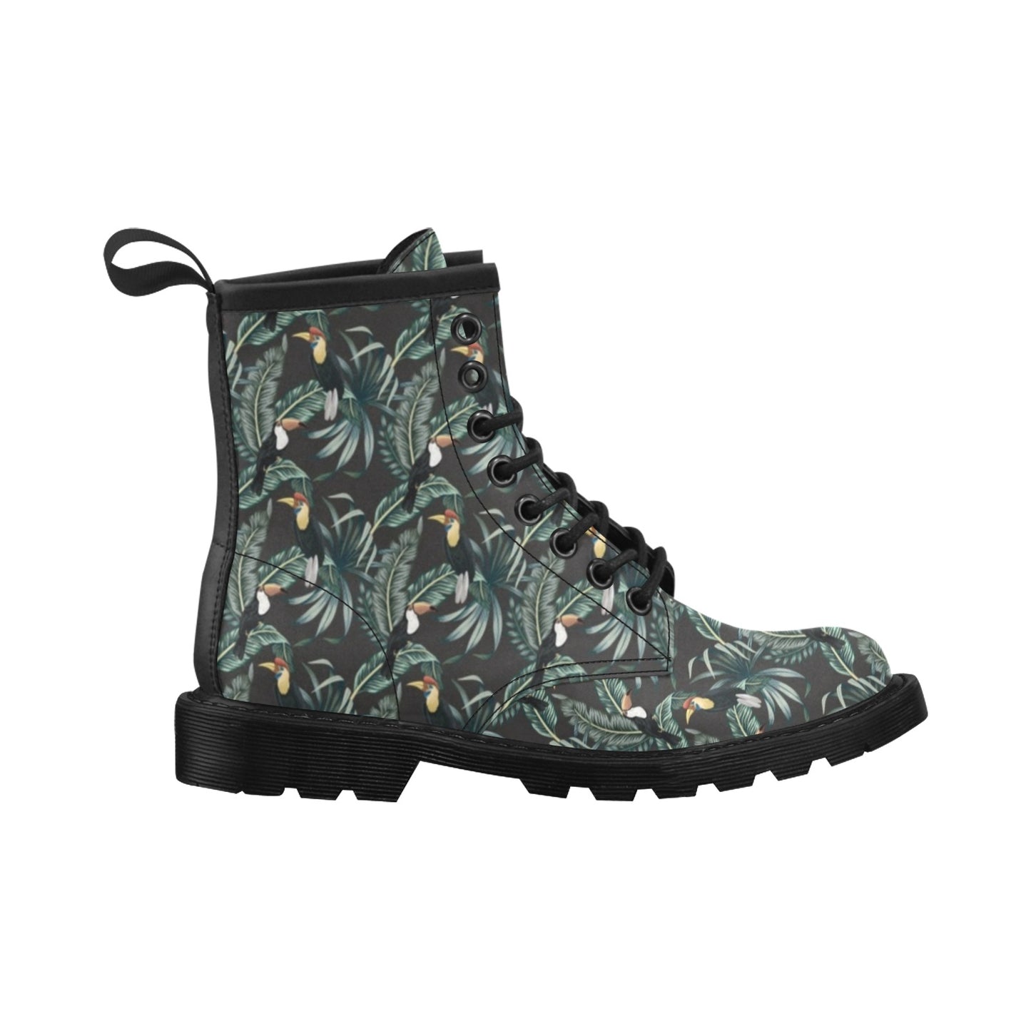 Rainforest Pattern Print Design RF06 Women's Boots