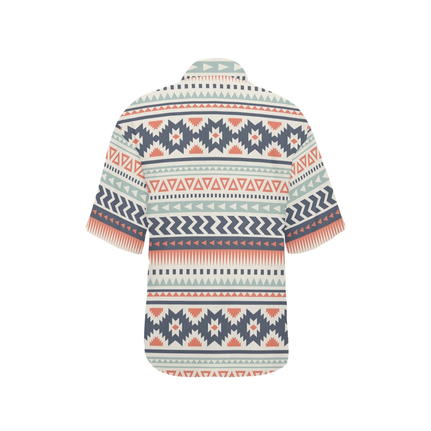 Tribal Aztec vintage pattern Women's Hawaiian Shirt