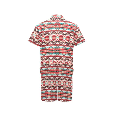 Aztec Western Style Print Pattern Men's Romper