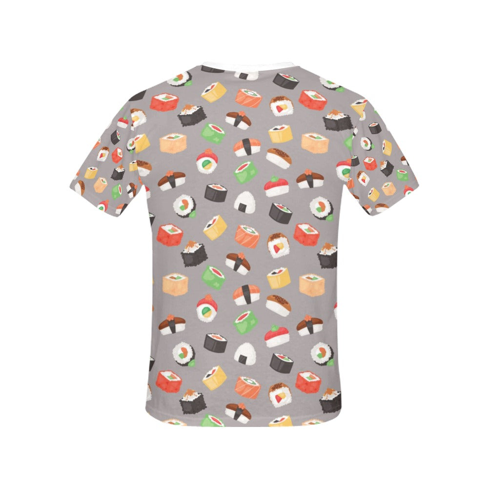 Sushi Print Design LKS307 Women's  T-shirt