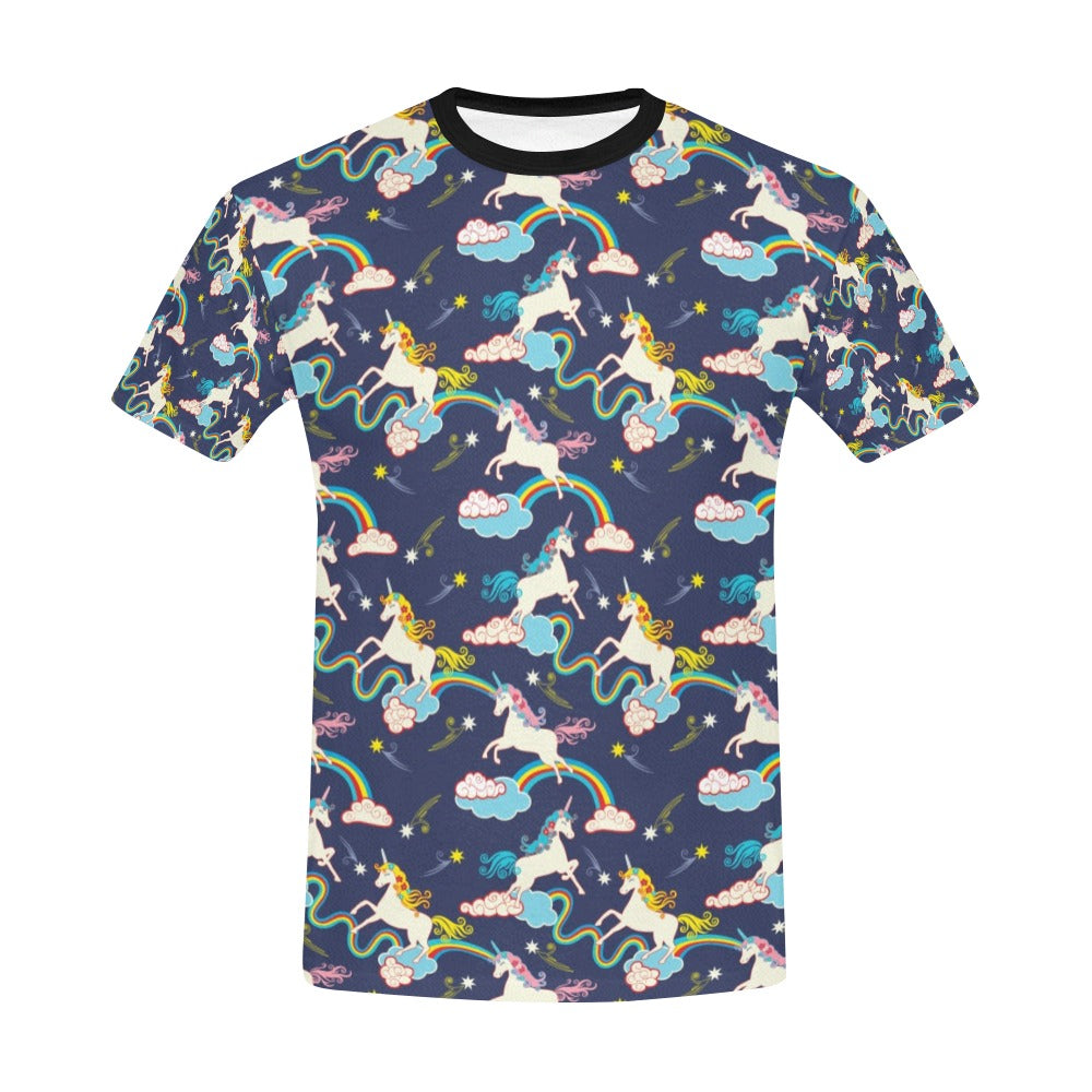 Unicorn Print Design LKS304 Men's All Over Print T-shirt