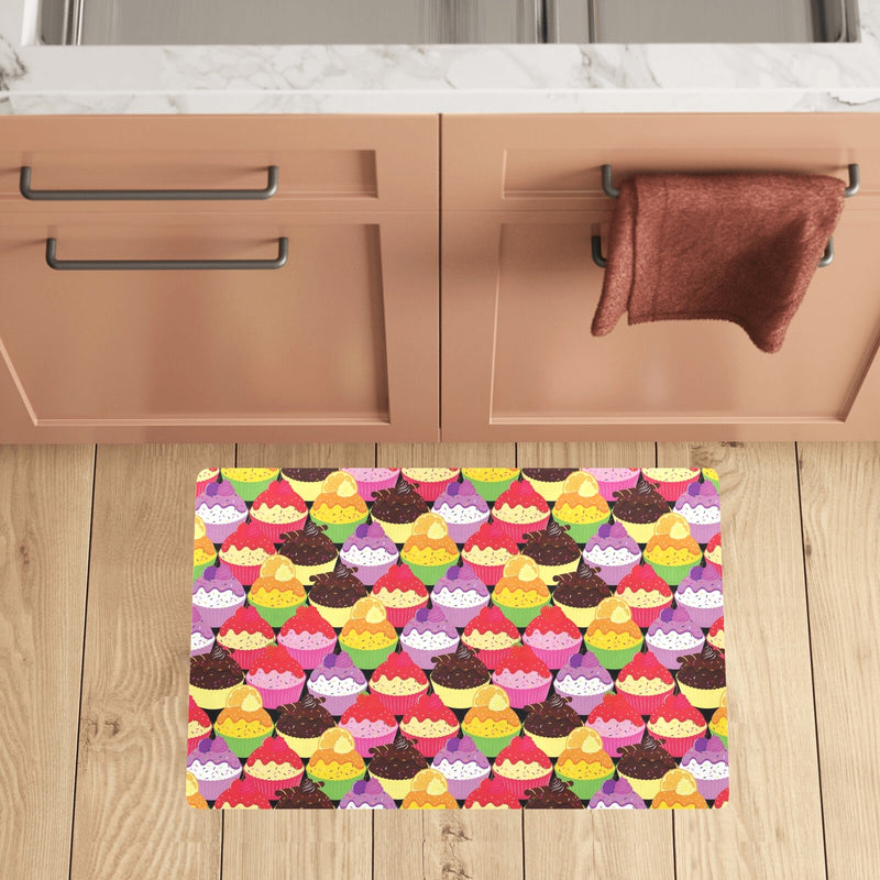 Cupcake Pattern Print Design CP02 Kitchen Mat