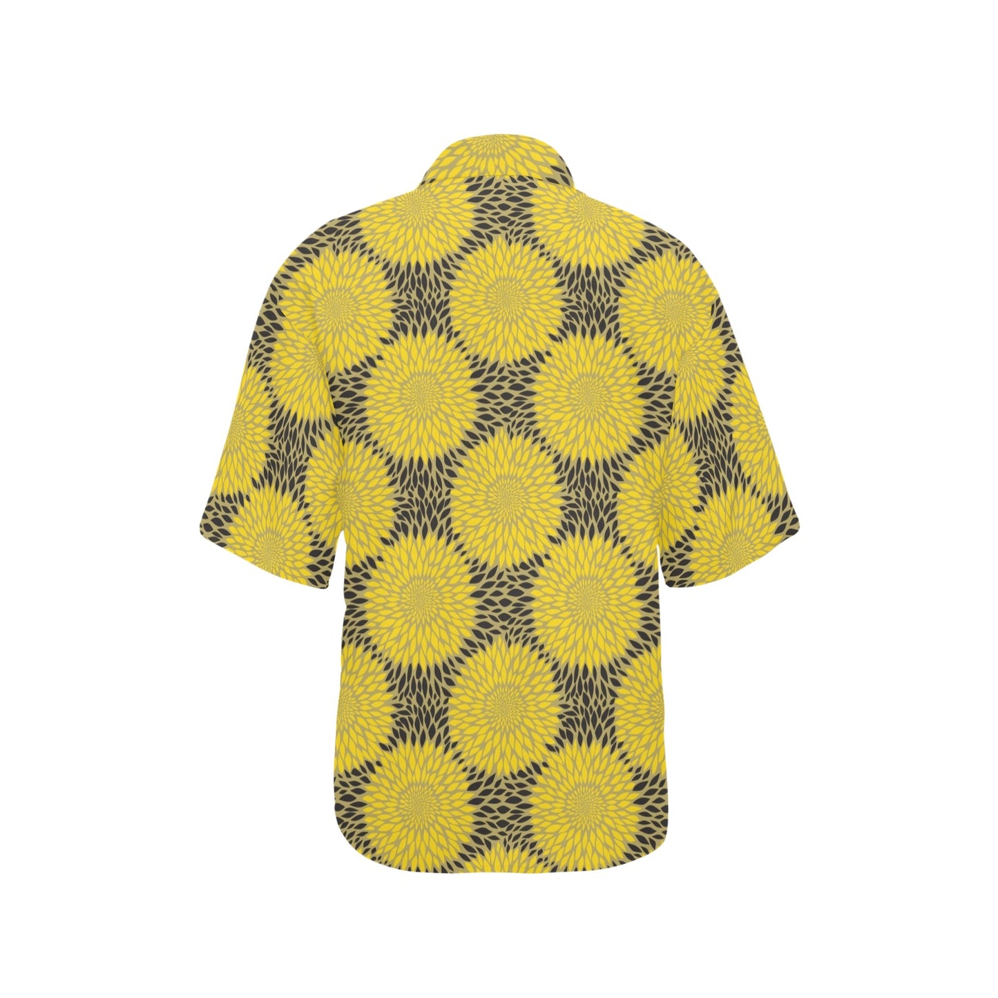 Sunflower Pattern Print Design SF06 Women's Hawaiian Shirt