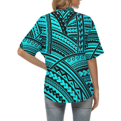 Polynesian Tribal Women's Hawaiian Shirt