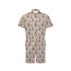 Birds Pattern Print Design 05 Men's Romper