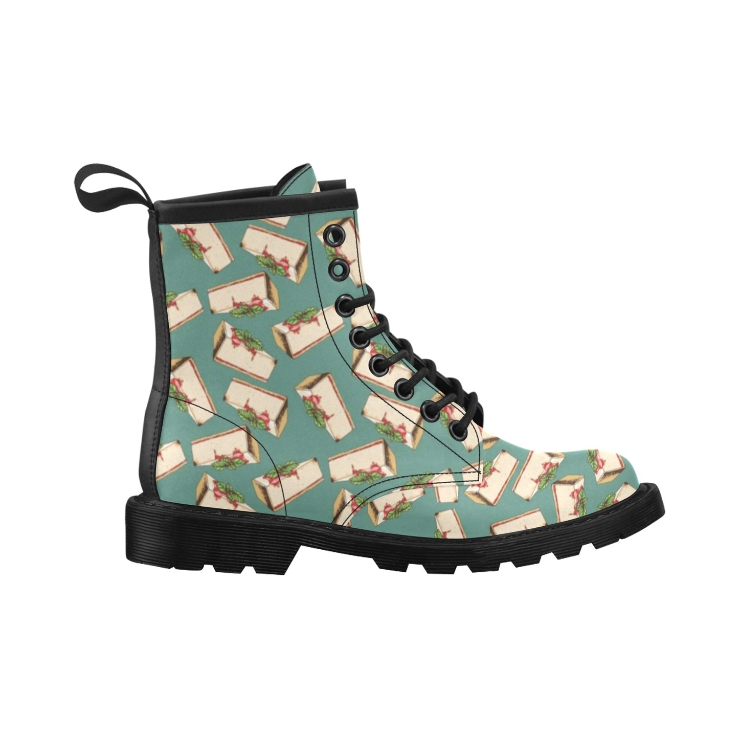 Cheesecake Pattern Print Design CK02 Women's Boots