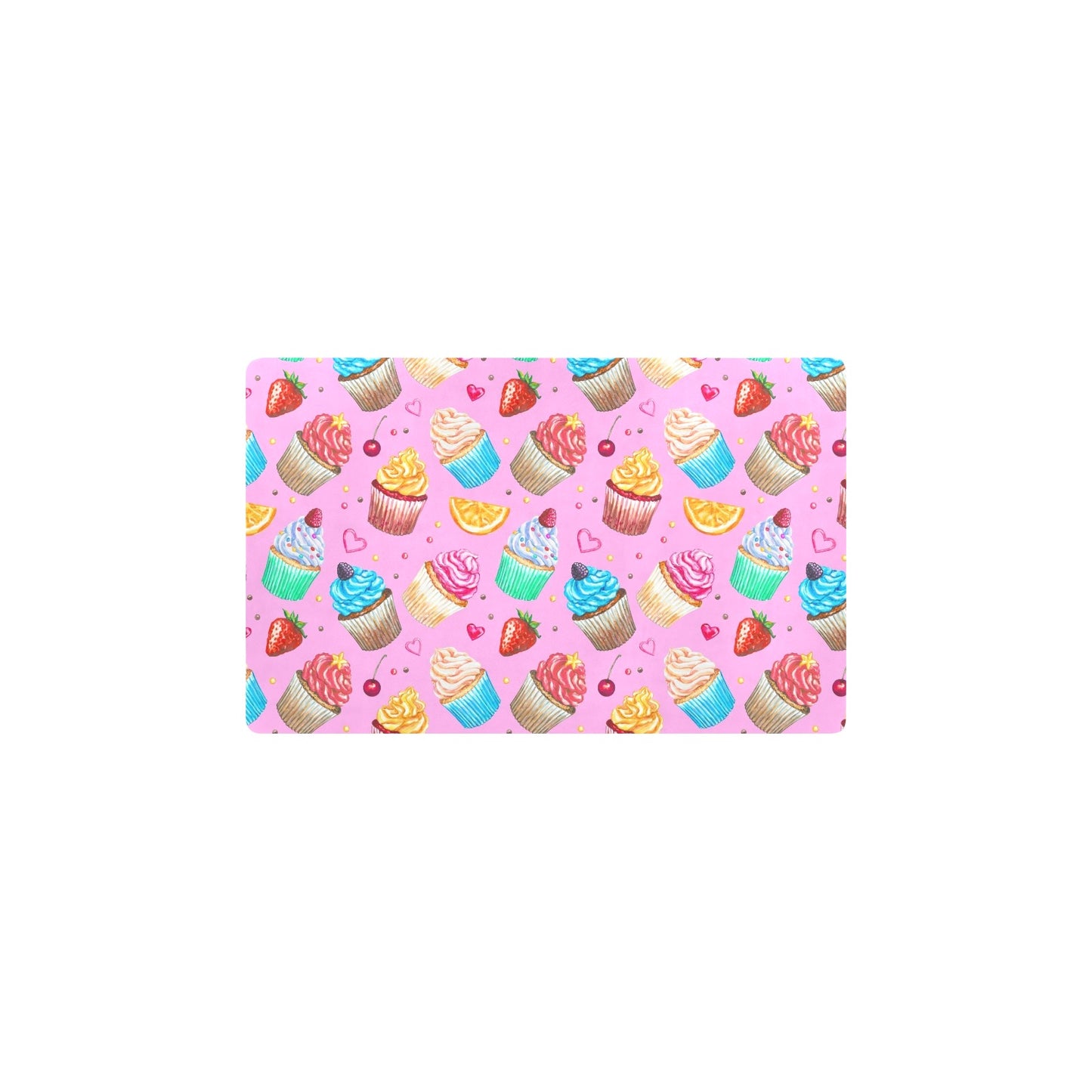 Cupcake Pattern Print Design CP05 Kitchen Mat