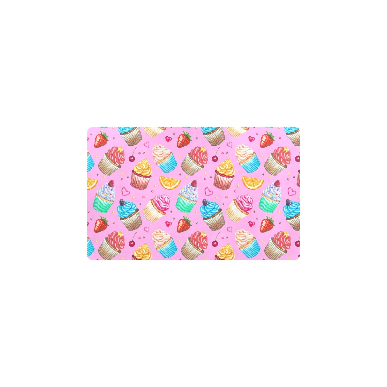 Cupcake Pattern Print Design CP05 Kitchen Mat