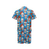 Sugar Skull Rose Pattern Men's Romper