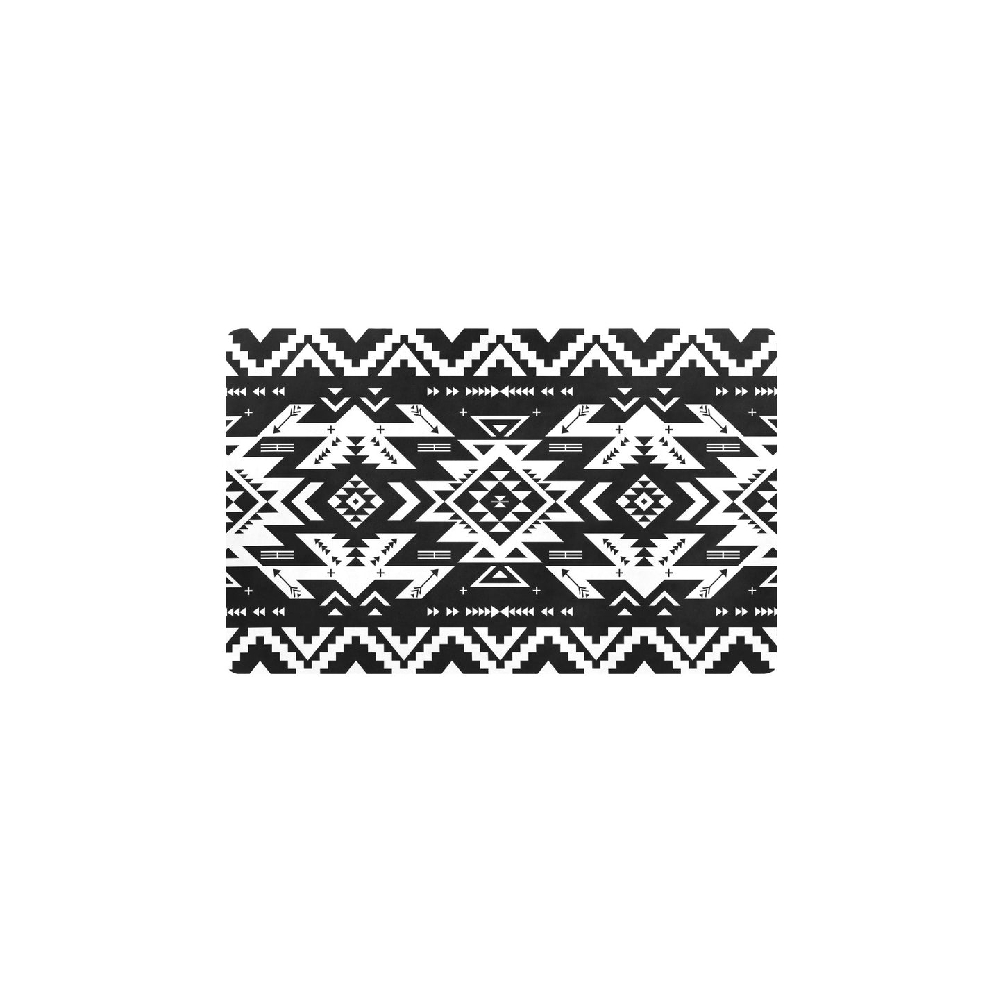 Tribal indians native aztec Kitchen Mat