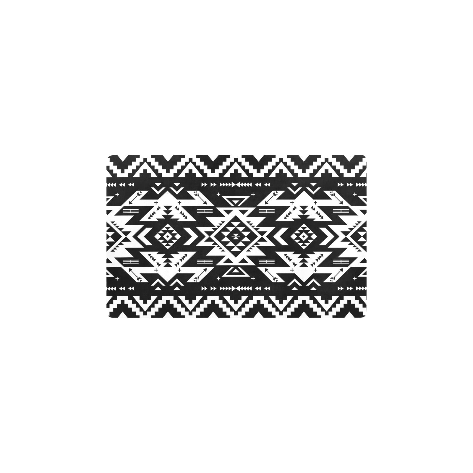 Tribal indians native aztec Kitchen Mat