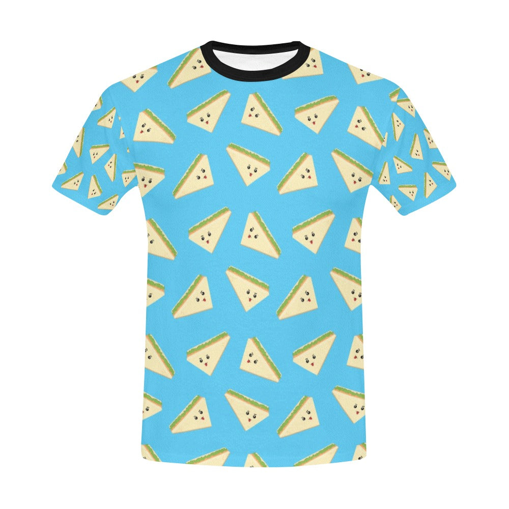 Sandwich Emoji Print Design LKS305 Men's All Over Print T-shirt
