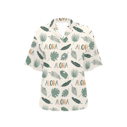 Aloha Hawaii Pattern Print Design 05 Women's Hawaiian Shirt