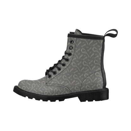 Steak Print Design LKS302 Women's Boots