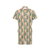 Cactus Pattern Print Design 01 Men's Romper