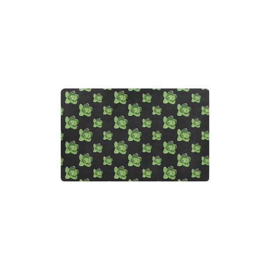 Cabbage Pattern Print Design 03 Kitchen Mat