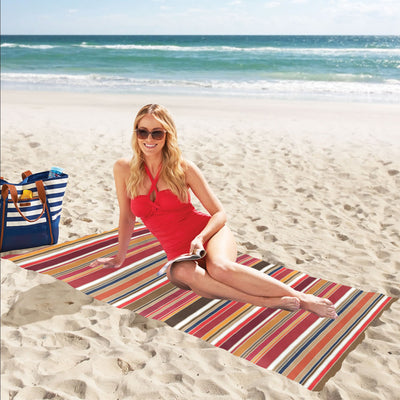 Serape Print Design LKS301 Beach Towel 32" x 71"