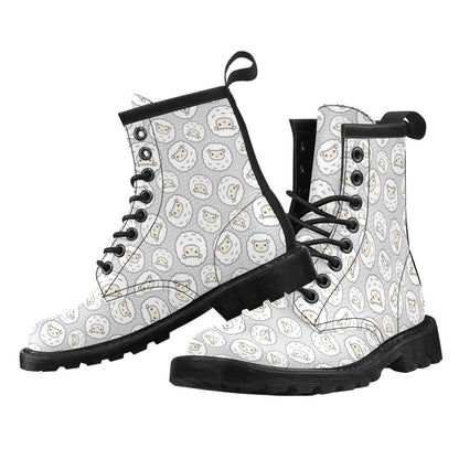 Sheep Print Design LKS401 Women's Boots