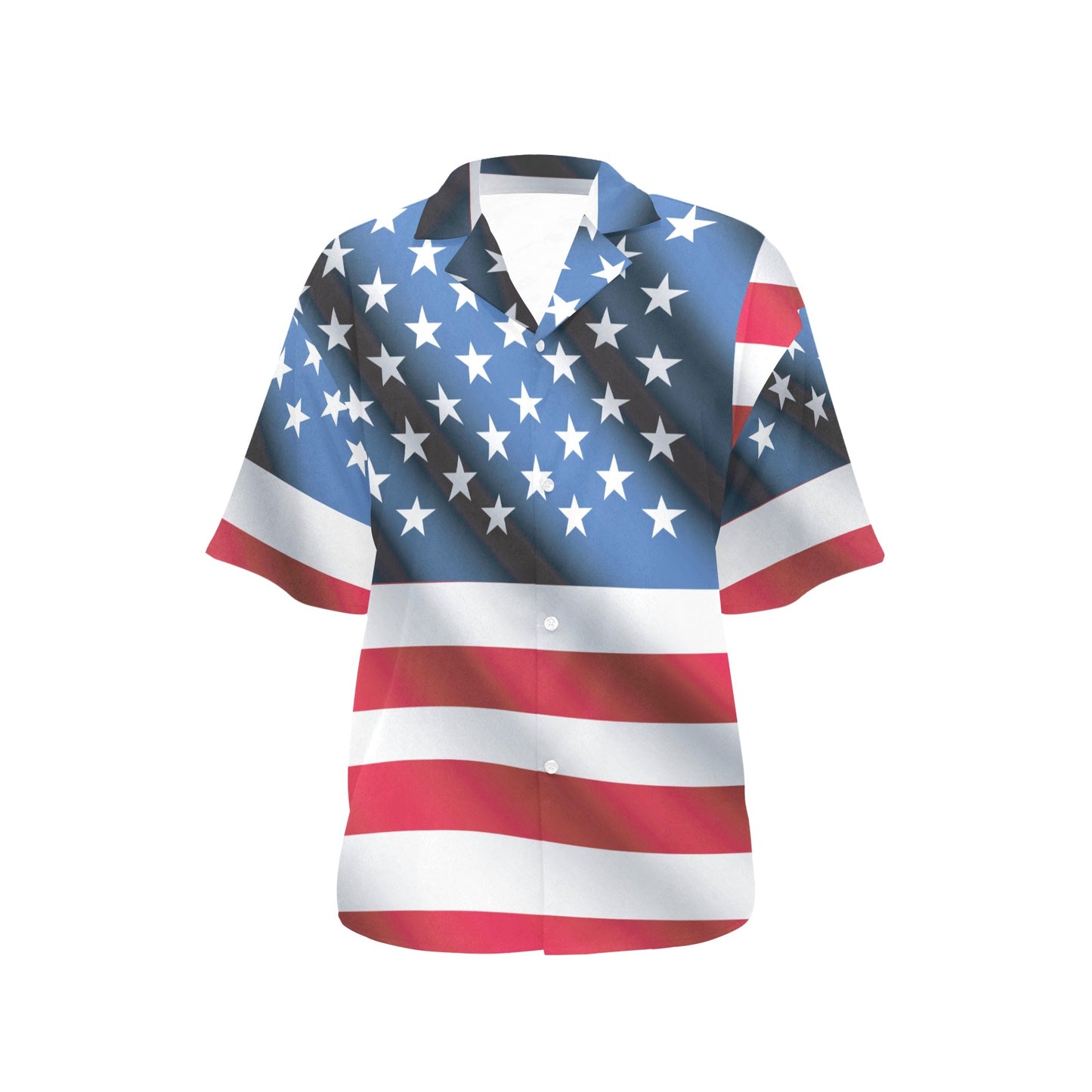 American flag Classic Women's Hawaiian Shirt