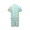 Angel Pattern Print Design 01 Men's Romper