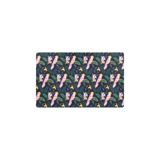 Cockatoo Pattern Print Design 03 Kitchen Mat