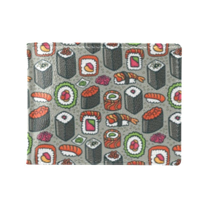 Sushi Print Design LKS301 Men's ID Card Wallet