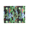 Cactus Watercolor Style Print Men's ID Card Wallet