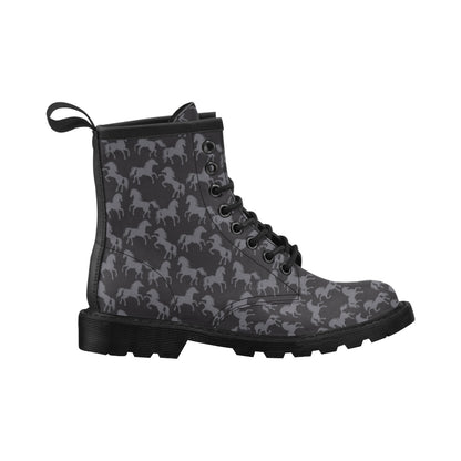 Horse Print Design LKS305 Women's Boots