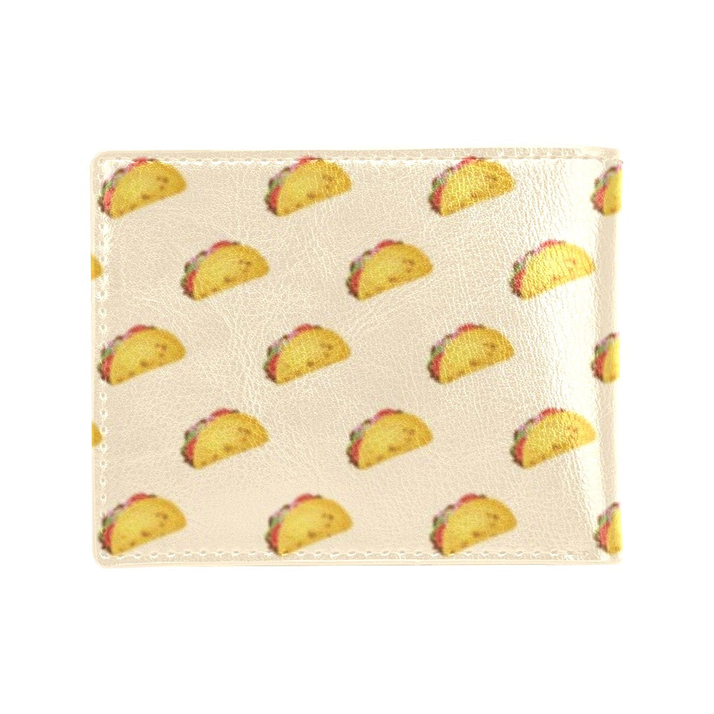 Taco Print Design LKS302 Men's ID Card Wallet
