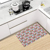 Sugar Skull Colorful Themed Print Kitchen Mat