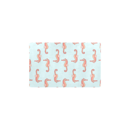 SeaHorse Pattern Print Design 01 Kitchen Mat